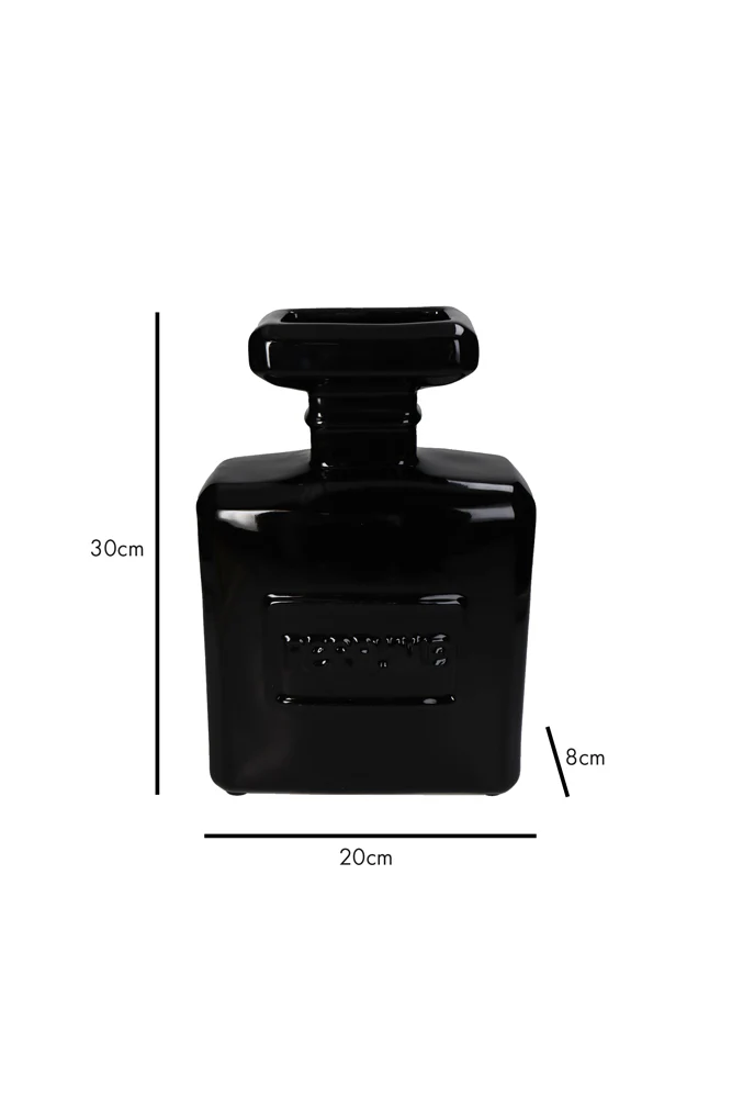 Black Perfume Bottle Vase - Image 6