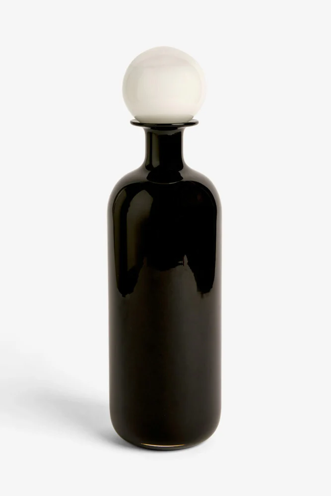 Black & White Tall Apothecary Bottle - Image 4