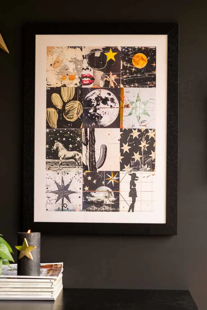 Black & White Wild West Print - Framed Or Unframed Available - Image 2