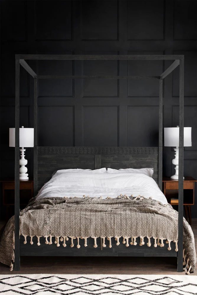 Boho-Inspired Boutique Four Poster Bed - Available in Two Sizes - Image 2