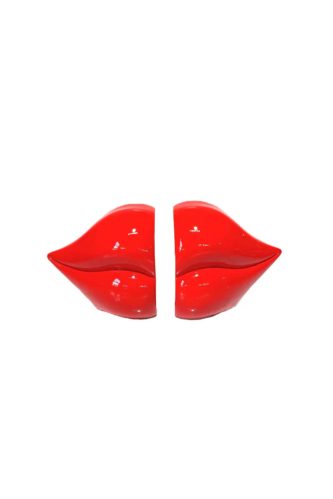 Bold Red Lips Bookends - Image 6