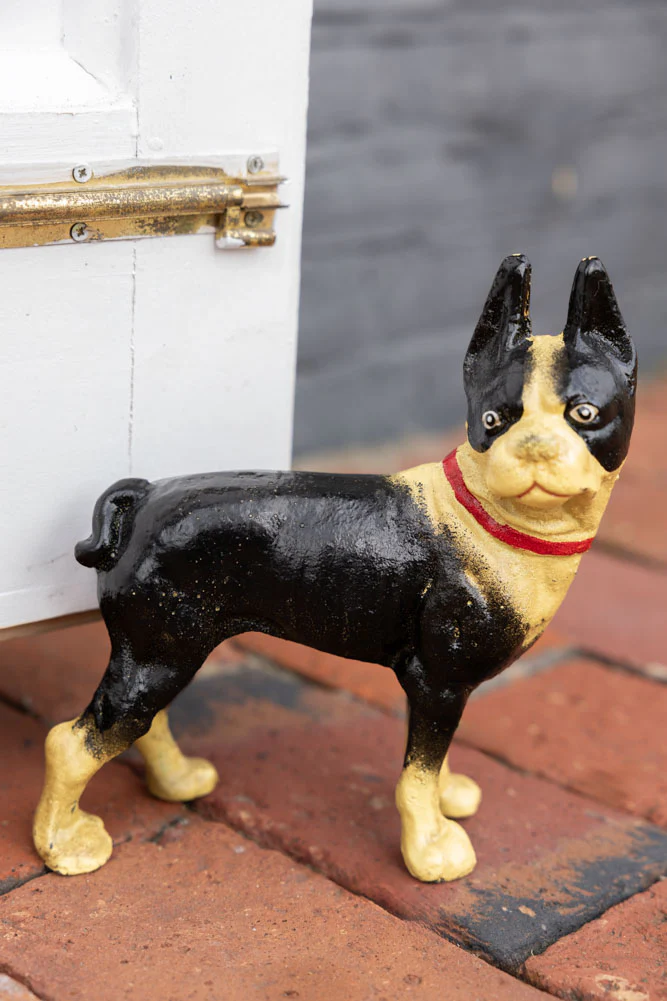 Boston Terrier Cast Iron Door Stop - Image 2