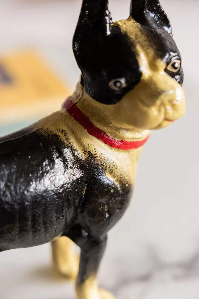 Boston Terrier Cast Iron Door Stop - Image 4