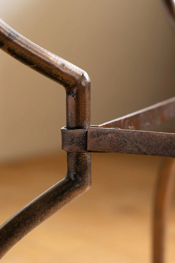 Bronze Effect Chess Side Table - Image 8