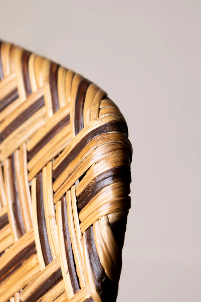 Woven Rattan Dining Chair - Image 10