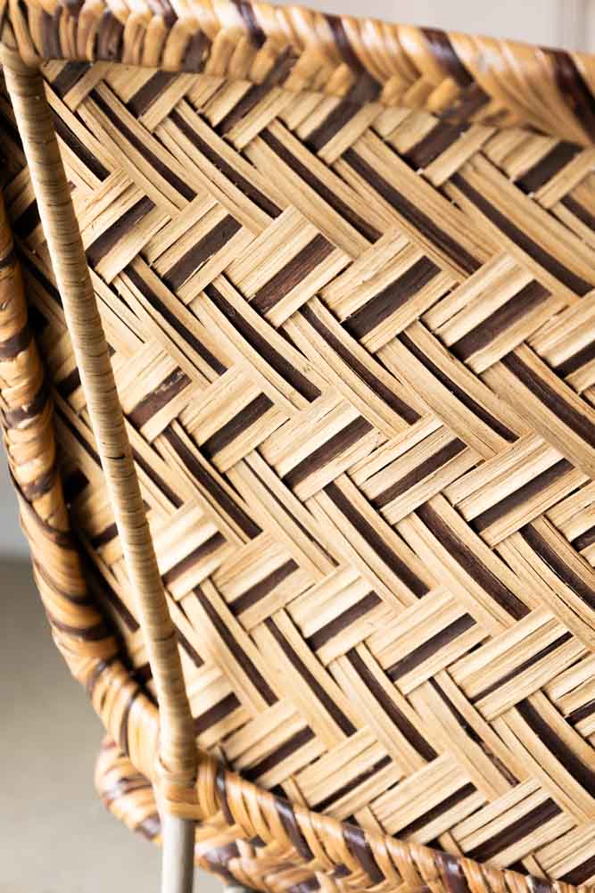 Woven Rattan Dining Chair - Image 6