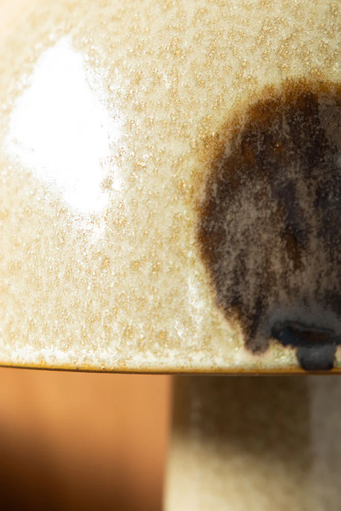 Brown Spot Mushroom Table Lamp - Image 3