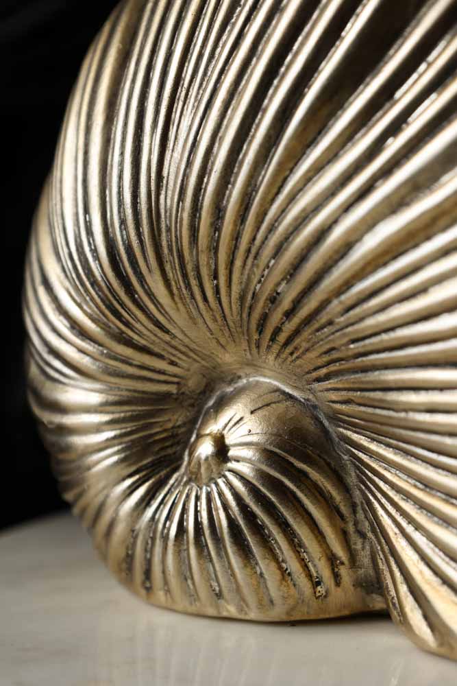 Brushed Gold Faux Sea Shell Ornament - Image 6