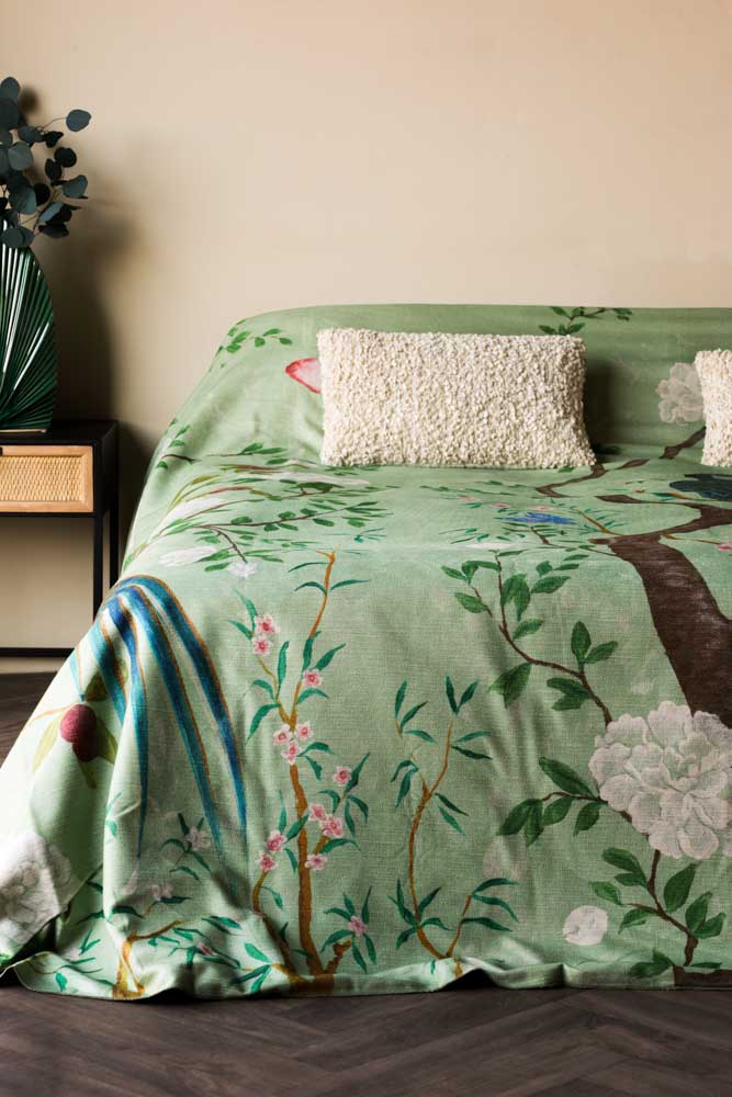 Cedomin Quilt Tapestry Throw In Mint - Image 2