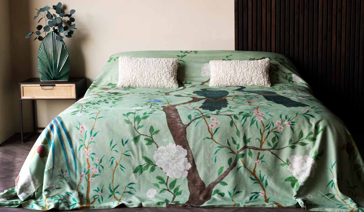 Cedomin Quilt Tapestry Throw In Mint - Image 7