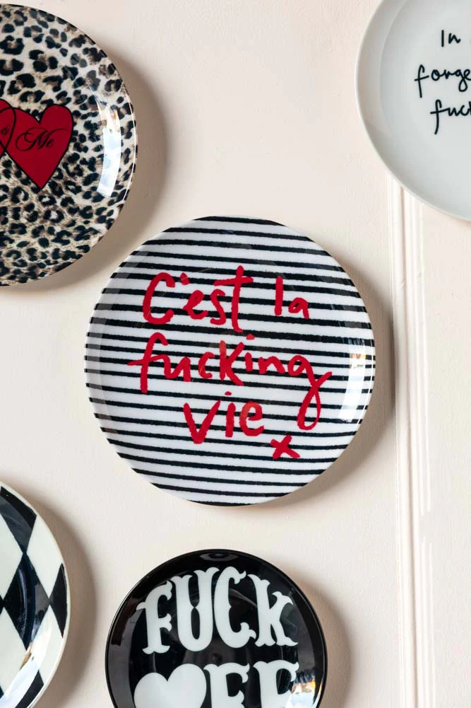C'est La Fucking Vie Decorative Wall Plate - Image 2