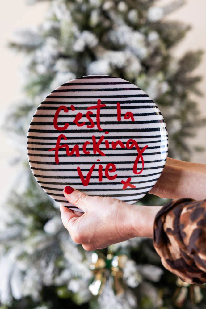 C'est La Fucking Vie Decorative Wall Plate - Image 3