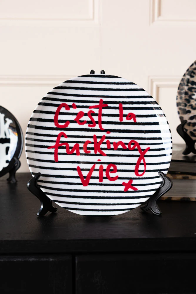 C'est La Fucking Vie Decorative Wall Plate - Image 4