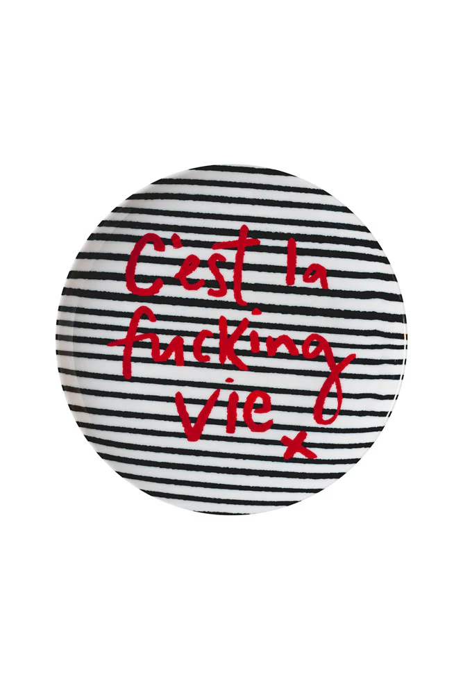 C'est La Fucking Vie Decorative Wall Plate - Image 7