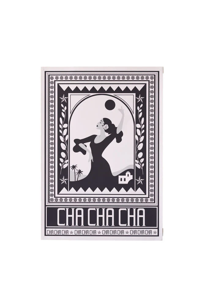 Cha Cha A2 Art Print in Black - Available in 4 Options - Image 5