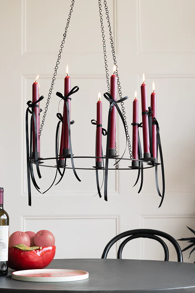 Chic Metal Candlestick Chandelier - Image 3