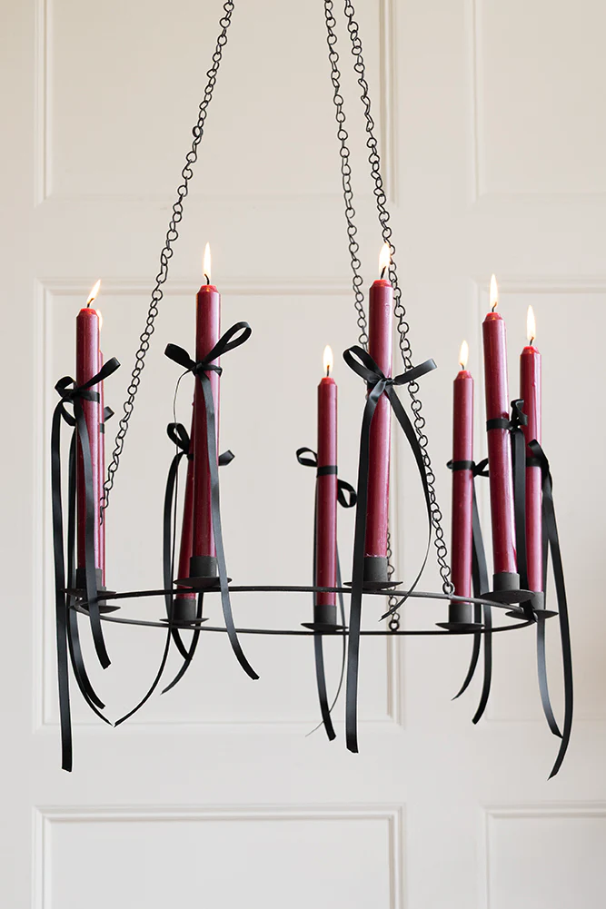 Chic Metal Candlestick Chandelier - Image 4
