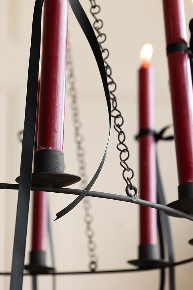 Chic Metal Candlestick Chandelier - Image 5