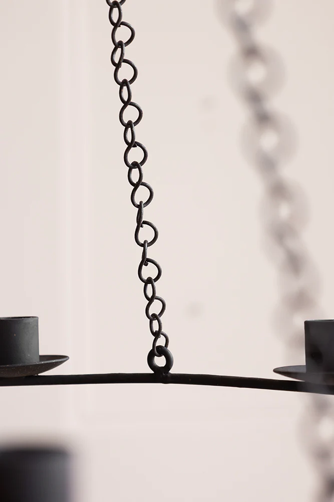 Chic Metal Candlestick Chandelier - Image 6