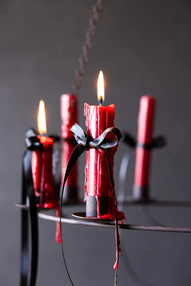 Chic Metal Candlestick Chandelier - Image 7