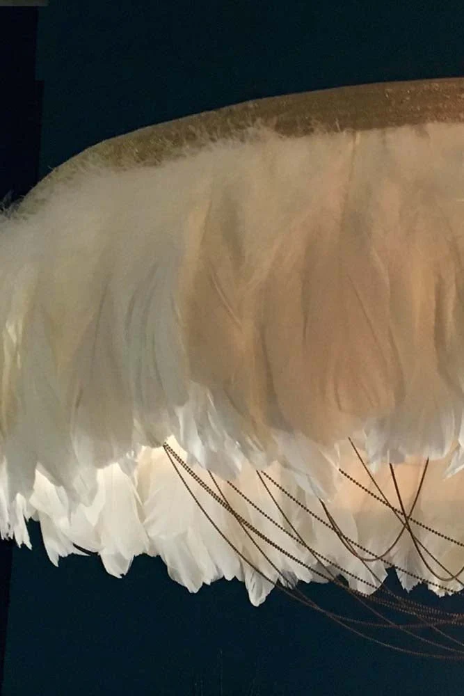 Coldharbour Lights Gloria Feather Shade - White - Image 3