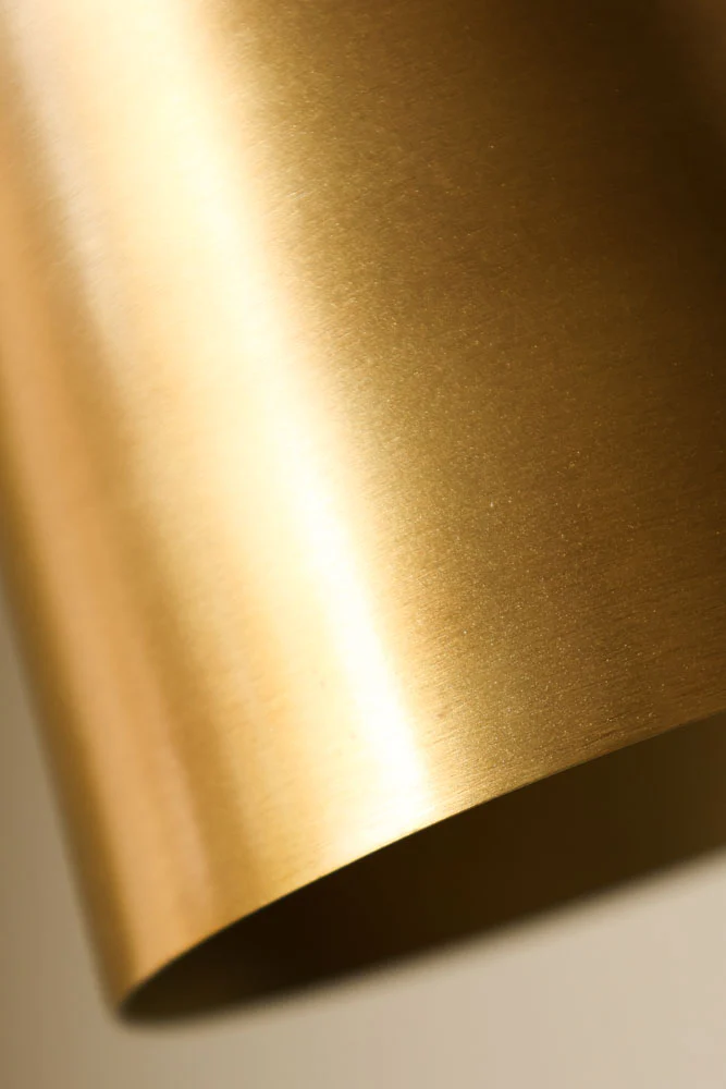 Contemporary Brass Floor Lamp - Image 8