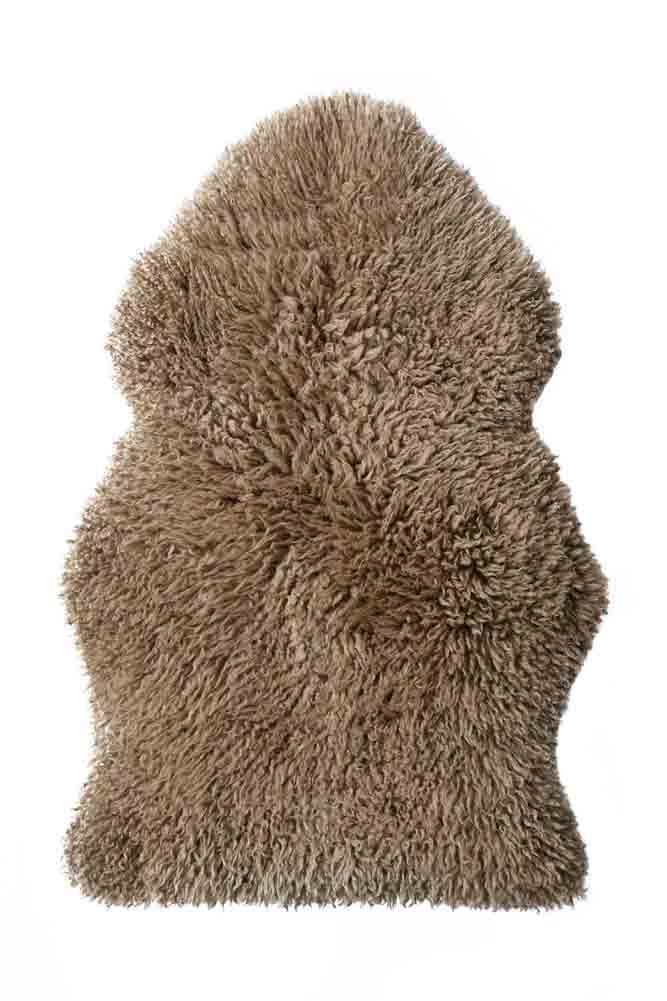 Curly Sheepskin Rug In Butterscotch - Image 8