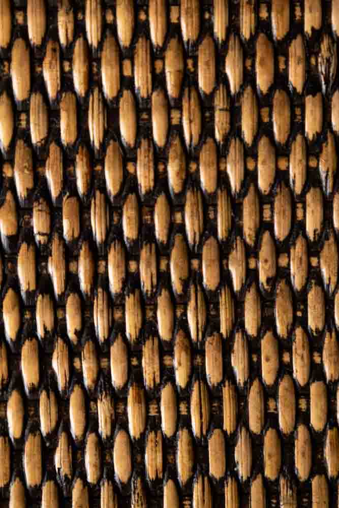 Dark Brown Rattan Console - Image 9