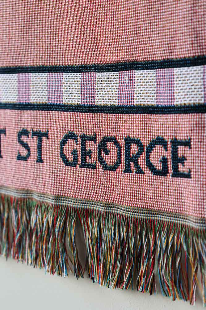 Denim & Bone Pink Loved Woven Cotton Throw - Image 8