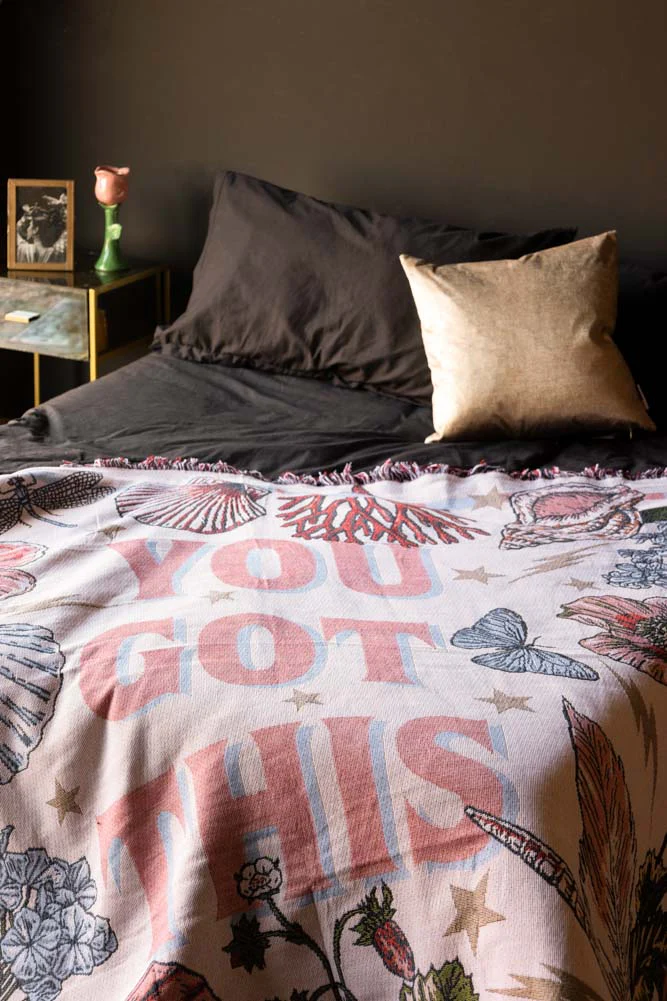 Denim & Bone You Got This Woven Cotton Throw - Image 5