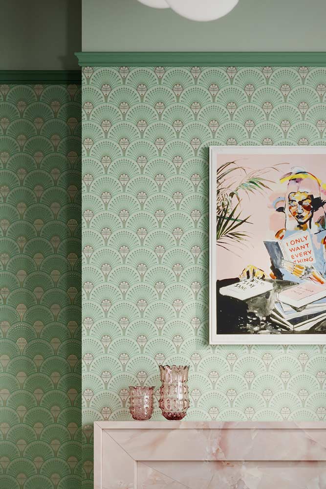 Divine Savages Deco Martini Copper Patina Wallpaper - Image 12
