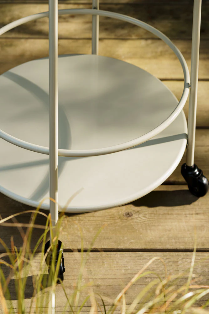 Effortless Outdoor Drinks Trolley in Clay - Image 3