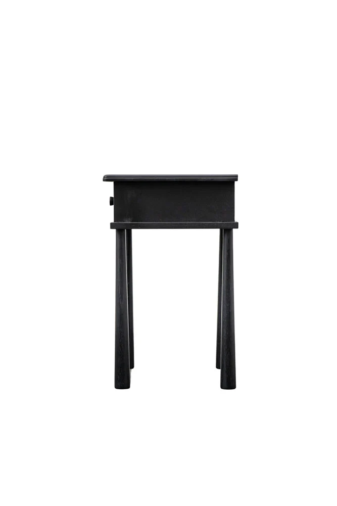 Elegant Black Bedside Table - Image 6