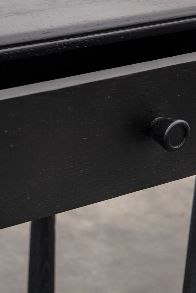 Elegant Black Dressing Table - Image 7
