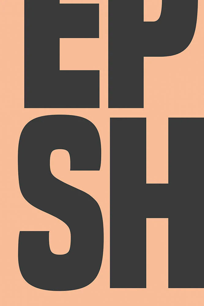 Epic Shit Coral & Black Art Print - Unframed - Image 4