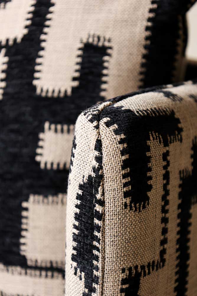 Fabulous Monochrome Pattern Club Chair - Image 6
