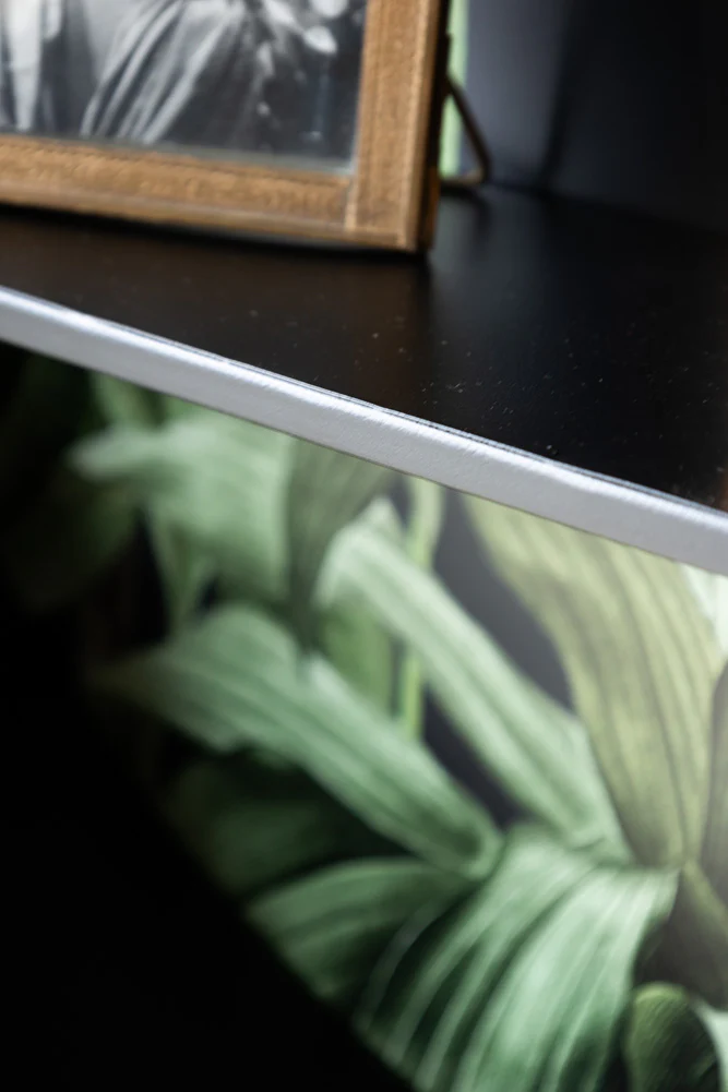 Floral & Black Metal Display Shelves - Image 5