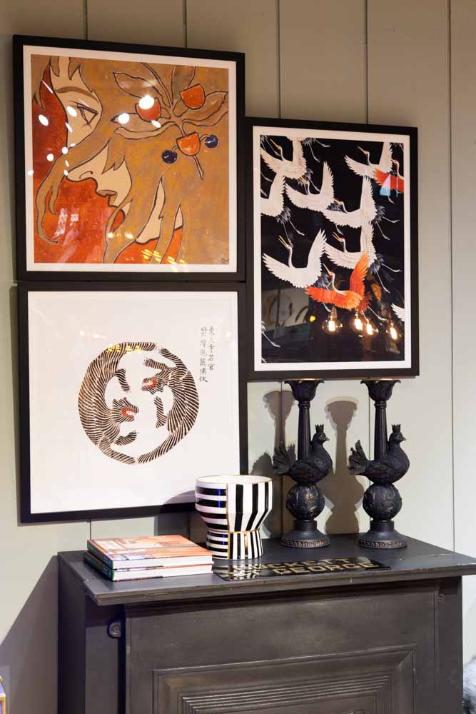 Flying Cranes Art Print - Available Framed Or Unframed - Image 4