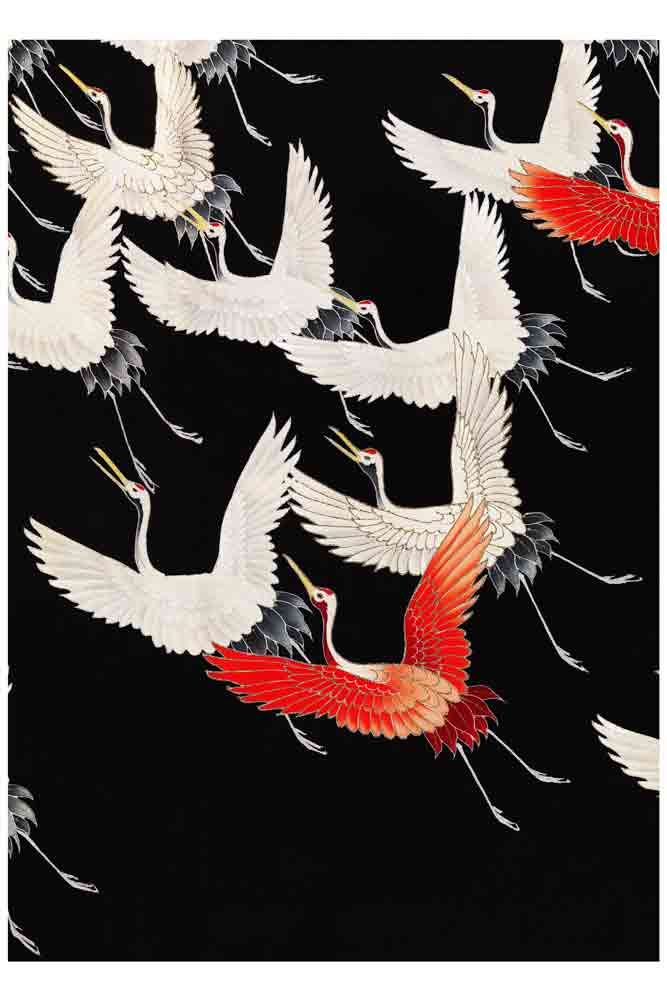 Flying Cranes Art Print - Available Framed Or Unframed - Image 6