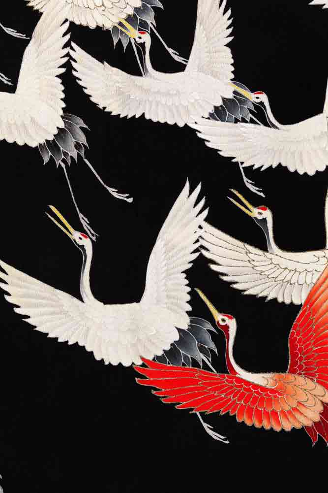 Flying Cranes Art Print - Available Framed Or Unframed - Image 7