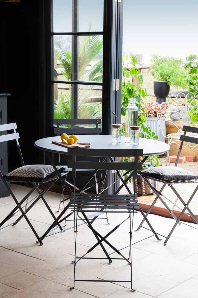 Bistro Dining Garden Set in Grey - Image 2