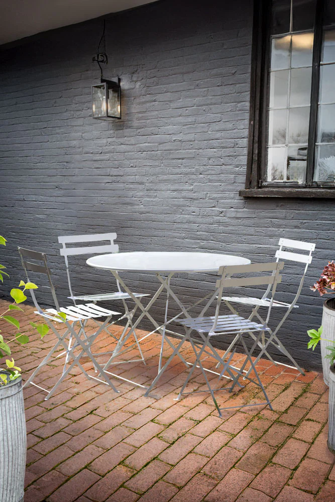 Bistro Dining Garden Set in White - Image 3