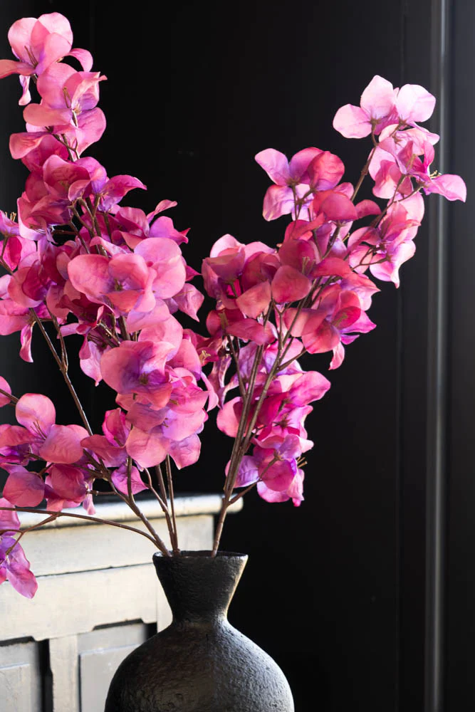 Faux Fuchsia Pink Blossom Flower Stem - Image 3