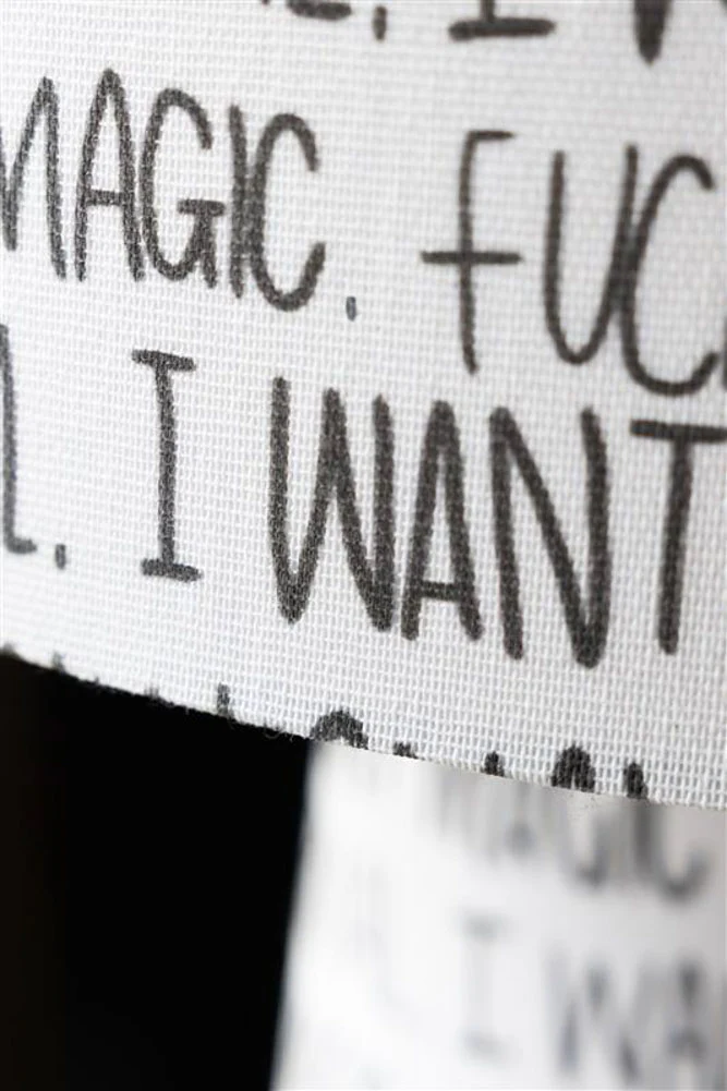 Fuck Normal, I Want Magic Print Floor Lamp - Image 3