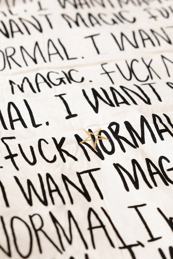 Fuck Normal, I Want Magic Print Reversible Quilt - Image 2