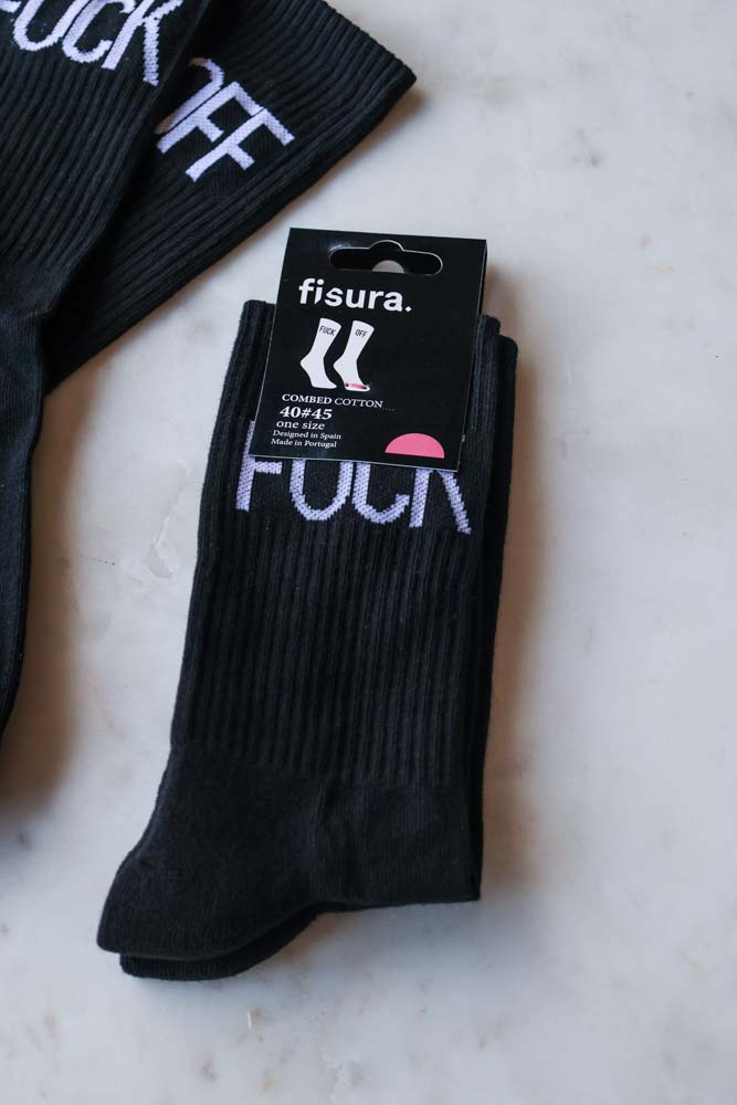 Fuck Off Black Socks - Image 5