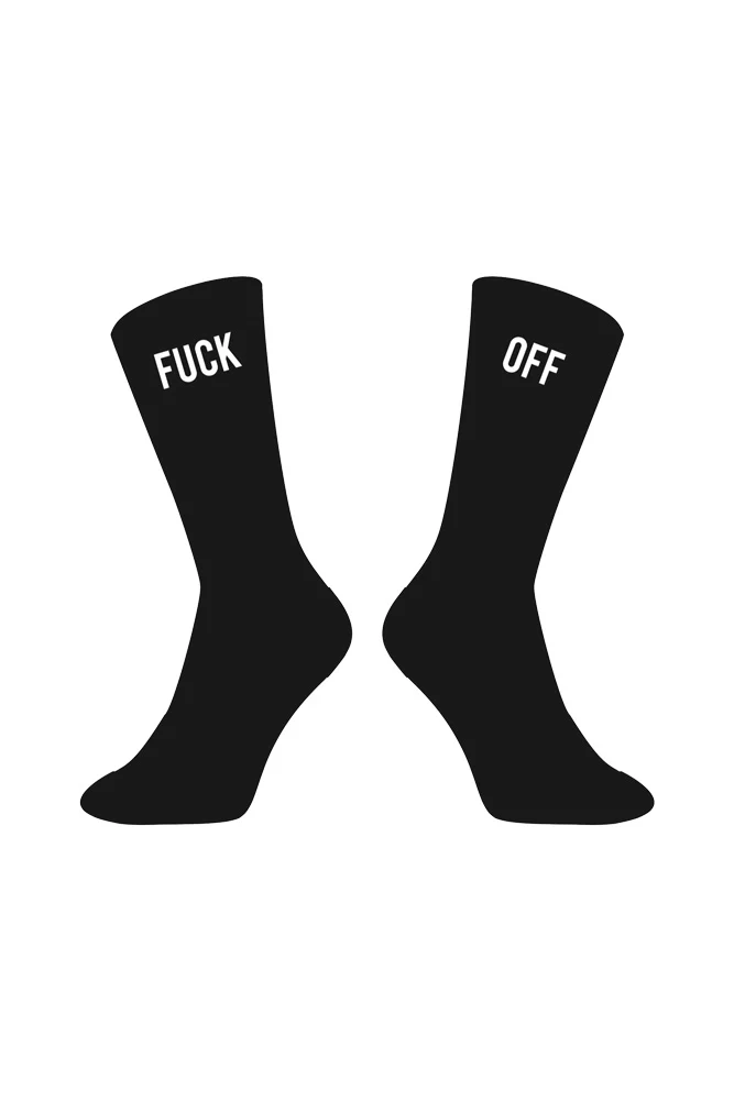 Fuck Off Black Socks - Image 6