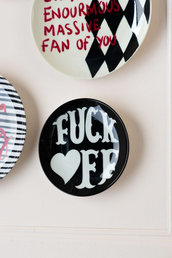 Fuck Off Decorative Wall Plate - Image 3
