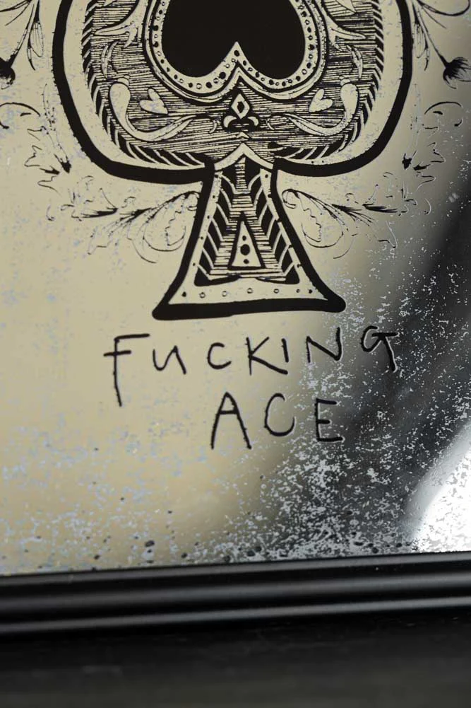 Fucking Ace Decorative Playing Card Mirror - Image 2