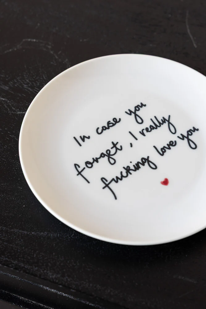 Fucking Love You Decorative Wall Plate - Image 6